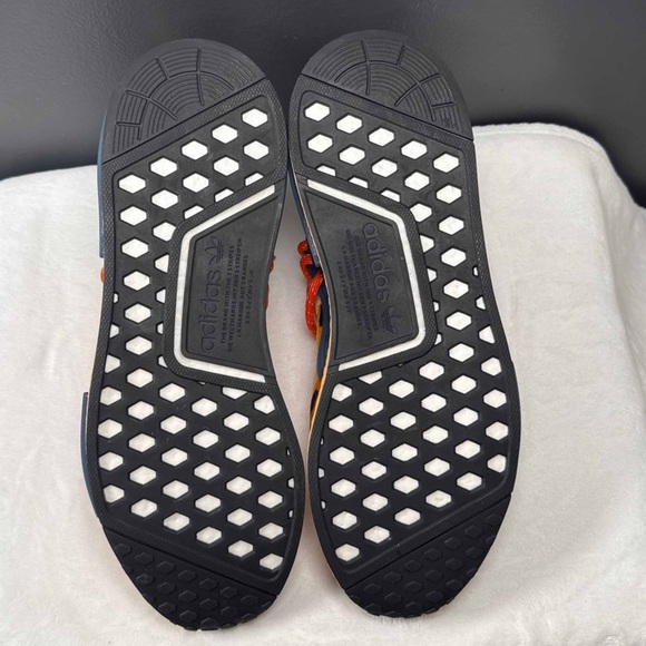 Adidas Pharrell x NMD Human Race 'Animal Print - Pulse Amber' Size 11.5M | VNDS - Picture 10 of 11